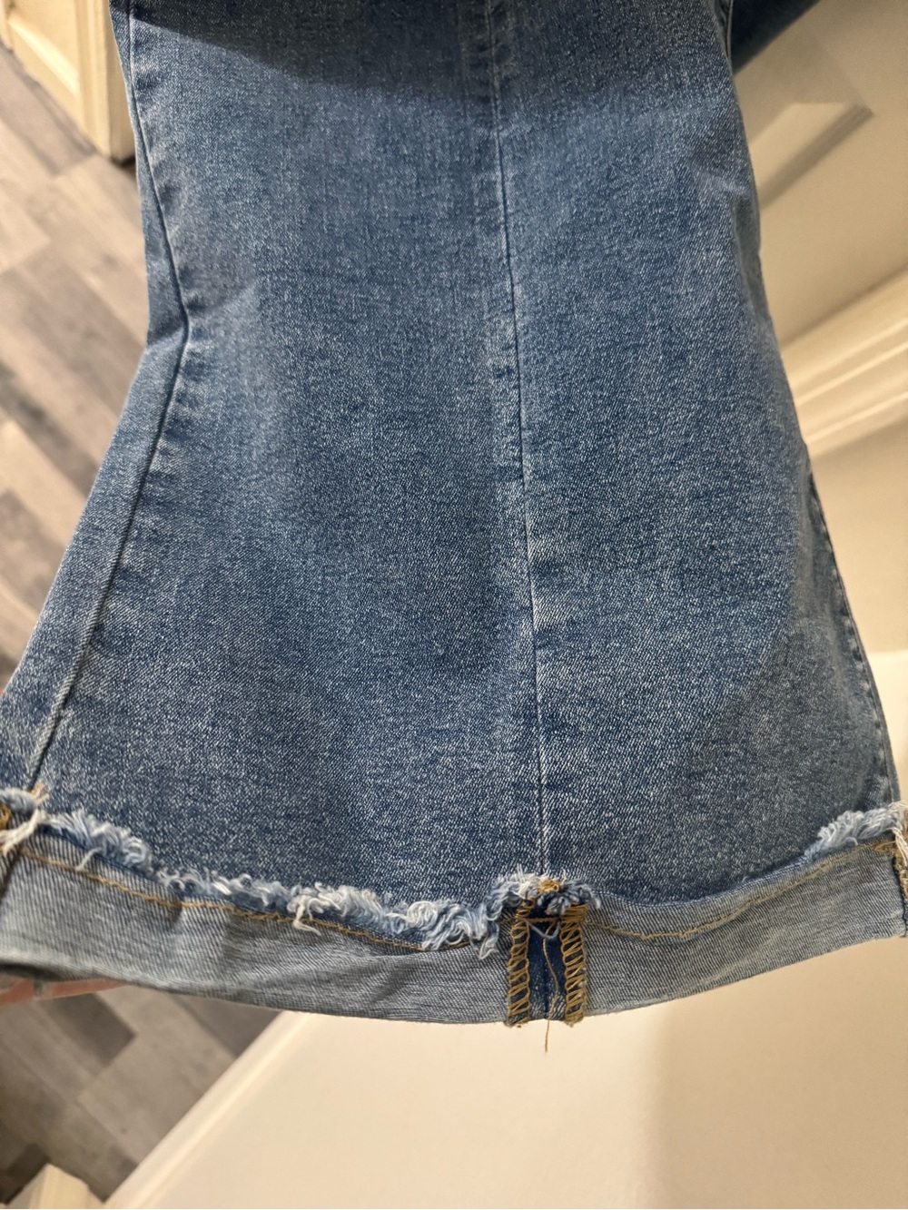Classic Women’s STRETCHY Denim Overalls - Blue - Picture 3 of 5